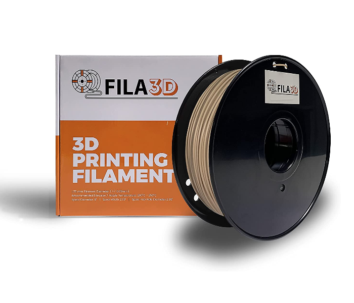 Fila3D 1.75mm Wood 1 Kg 3D Printer Filament - Bamboo 1 in UAE