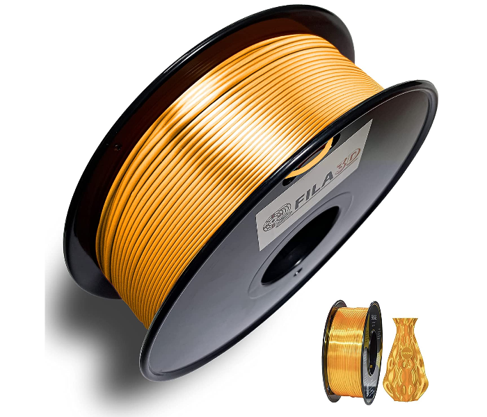 Fila3D 1.75 mm PC 1Kg 3D Printer Filament - Yellow Gold 3 in UAE