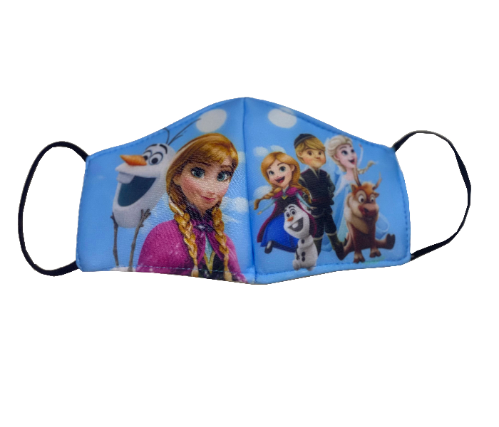 Zap Anna Frozen Printed Reusable and Washable Mask for Kids 1 in UAE