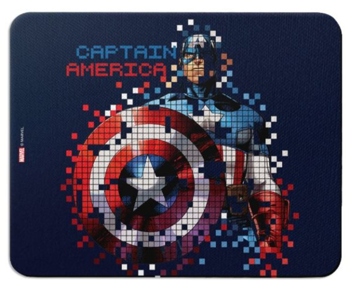 ZAP ZMP-106 Marvel Captain America Pixels Mouse Pad – Blue and Red 1 in UAE