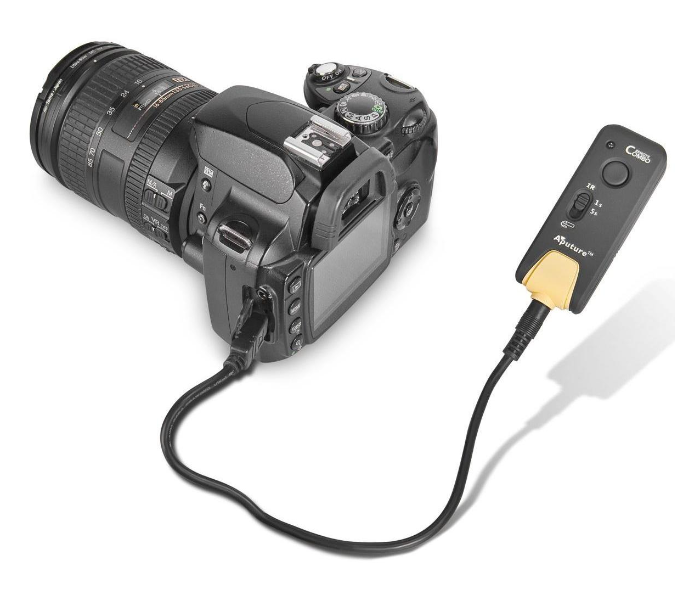 Aputure AWP-3184 CR2N Combo IR Wireless Remote Control - Black 2 in UAE