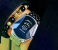 Diamond Style Waterproof Quartz Wristwatch- Silver and Blue 3 in UAE
