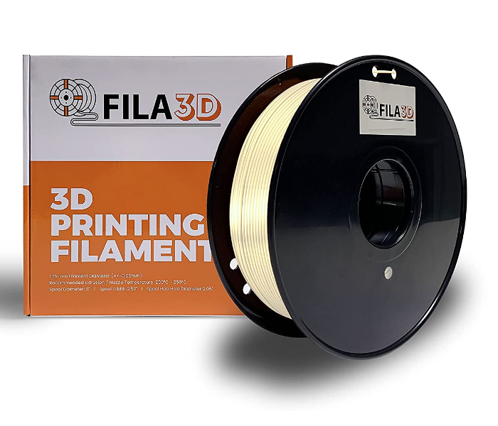 Fila3D 1.75mm ABS 1kg 3D Printer Filament - Natural 1 in UAE