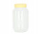 Delcasa DC1122 2000ml Round Jar - Cream 1 in UAE