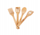 Delcasa DC1375 4 Pieces Wooden Kitchen Tools - Beige 3 in UAE
