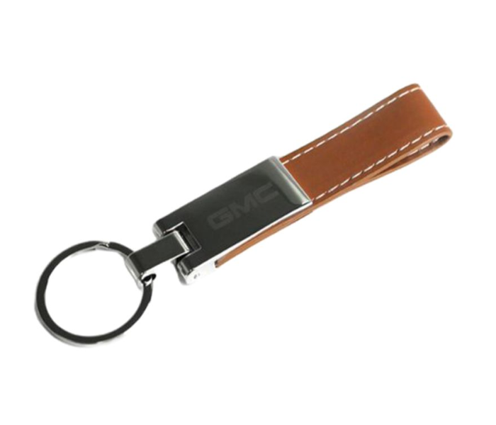 Carabiner Lock Auto Car Long Keychain for GMC - Brown and Silver 1 in UAE