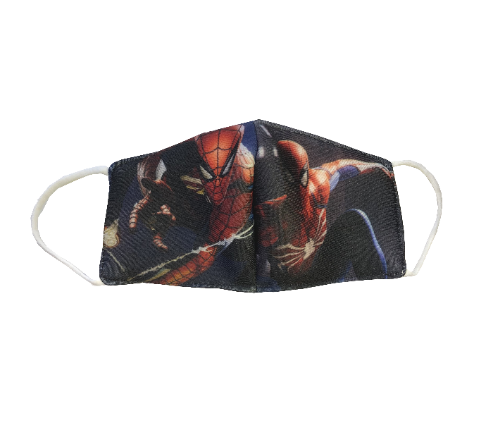 Zap Spider Man Dark Printed Reusable and Washable Mask for Kids 1 in UAE