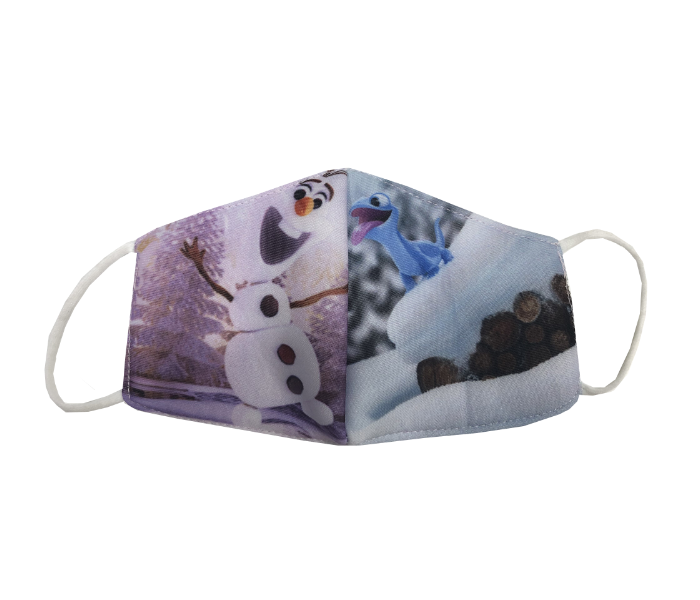 Zap Frozen-2 Printed Reusable and Washable Mask for Kids 1 in UAE