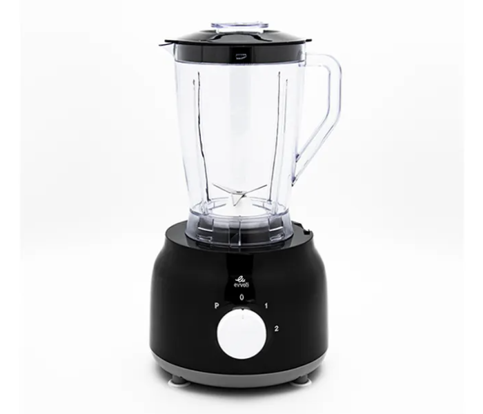 Evvoli EVKA-FP20B 600W 2.0L Food Processor With Blender and Grinder - Black 4 in UAE