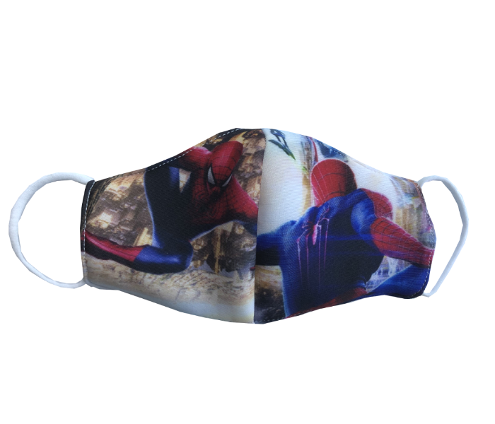 Zap Spider Man Printed Reusable and Washable Mask for Kids 1 in UAE