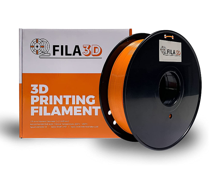 Fila3D 1.75mm PLA Plus 1Kg 3D Printer Filament - Orange 1 in UAE