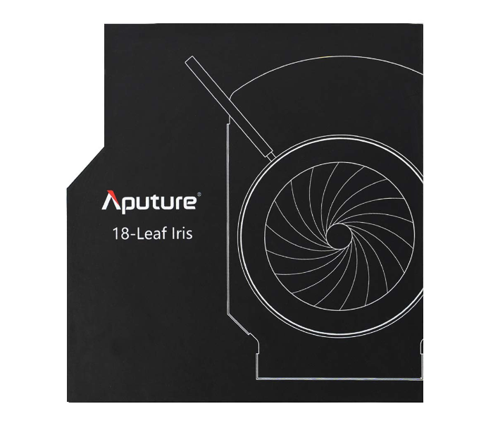 Aputure AWP-1269 18-Leaf Iris Spotlight Mount Lighting Modifier - Black 5 in UAE