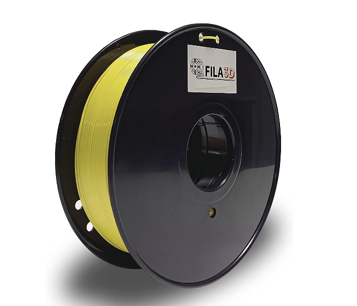 Fila3D 1.75mm Rubber 1Kg 3D Printer Filament - Yellow 2 in UAE