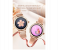 Metal Strap Stylish 1.28Inch Heart Rate Monitor 180mAh IP67 Waterproof Android and IOS 42mm Ladies Smart Watch - Gold 2 in UAE