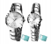 Casual Glaze Couple Watch - Silver 3 in KSA
