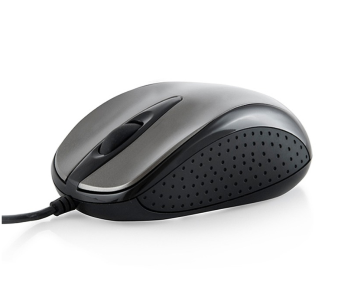 Iends IE-MU860 Wired USB Optical Mouse - Black and Silver 1 in UAE