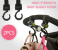 Baby Pushchair 2 Piece Hooks - Black 3 in UAE
