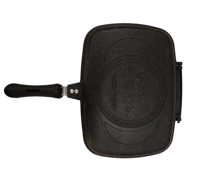 OMS Collections 36Cm Double Sided Granitec Grill Pan - Black 1 in UAE