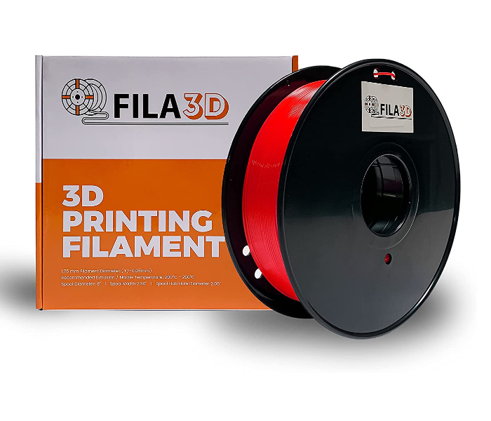 Fila3D 1.75mm ABS 1kg 3D Printer Filament - Red 1 in UAE