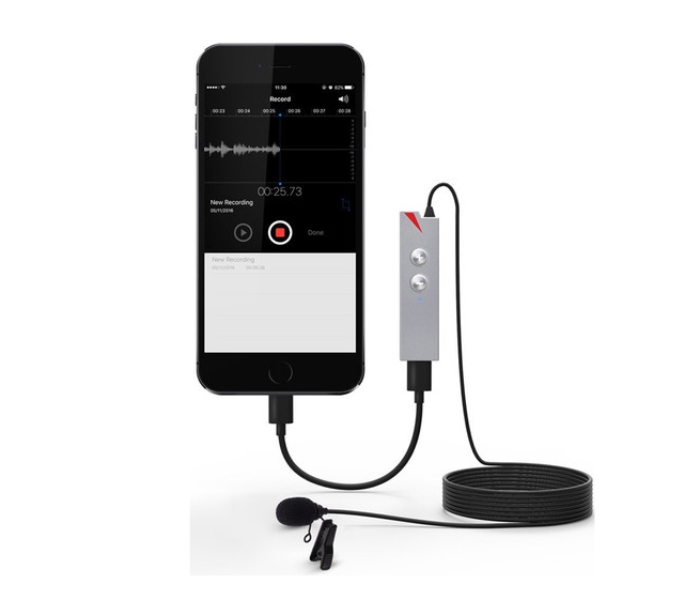 Aputure A.Lyra Digital Lavalier Microphone for Apple iPhone - Black 2 in UAE