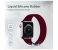 Promate LOOP-44XL 42mm or 44mm Extra Large Solo Loop Strap for Apple Watch - Red 2 in UAE