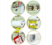 5 in 1 Magnetic Refrigerator Storage Rack Tissue Paper Roll Holder - Multicolour 3 in OMAN