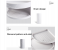 Medium Bathroom Rack Storage Rotatable Two Layers Bathroom Corner Storage Rack Plastic Bathroom Corner Shelf Shelves-White 4 in UAE
