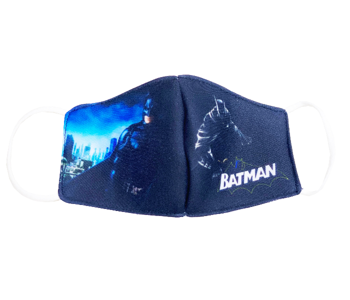 Zap Batman Printed Reusable and Washable Mask for Kids 1 in UAE