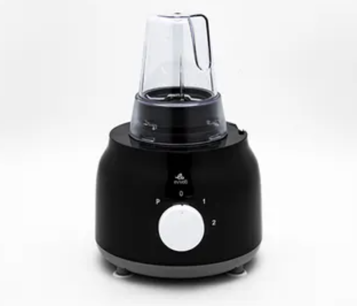 Evvoli EVKA-FP20B 600W 2.0L Food Processor With Blender and Grinder - Black 2 in UAE