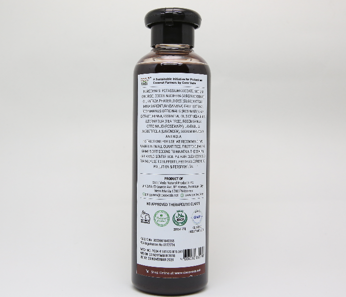 Coco Veda 250 ml Dark Herbal Virgin Coconut Shampoo 2 in OMAN