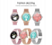 Metal Strap Stylish 1.28Inch Heart Rate Monitor 180mAh IP67 Waterproof Android and IOS 42mm Ladies Smart Watch - Silver 5 in UAE