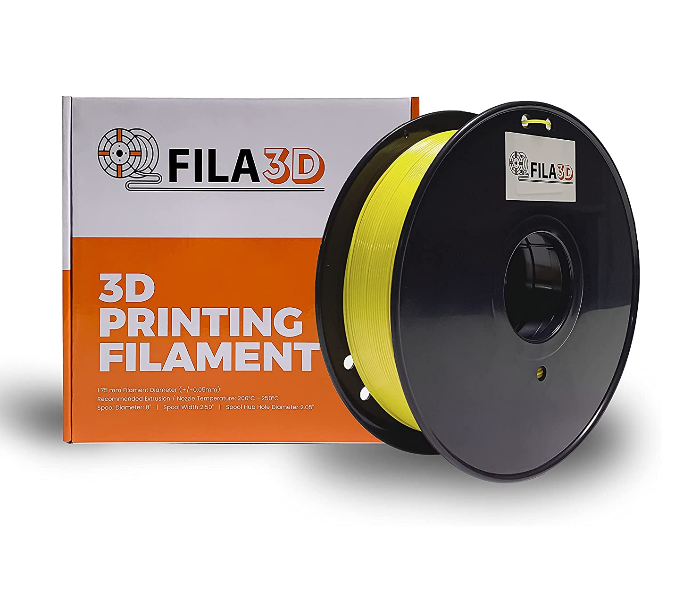 Fila3D 1.75mm PLA Plus 1Kg 3D Printer Filament - Yellow 1 in UAE