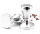 Stainless Steel 51mm Tamper Handmade Coffee Pressed Powder Hammer Espresso Maker Cafe Barista Tools Machine Accessories - Steel 4 in OMAN