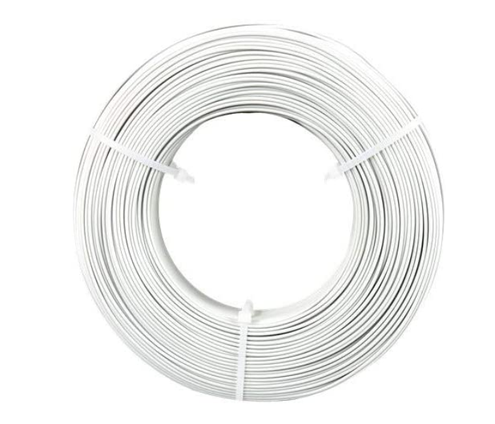 Fiberlogy 1.75mm 3D Printer Filament Refill PET-G White 1 in UAE