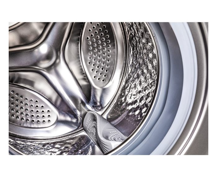 Evvoli EVWM-FBLE-1015S 10 KG 1500 PRM Front Load Washing Machine - Silver 5 in UAE