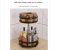 FN-3 Tier Kitchenware Rack Rotating Multifunctional Spice Rack Bathroom Cosmetic Shelf Stainless Steel Storage Rack - Black 2 in UAE