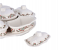 Royalford RF9993 14 Piece Rotating Serving Tray Floral - White 3 in UAE