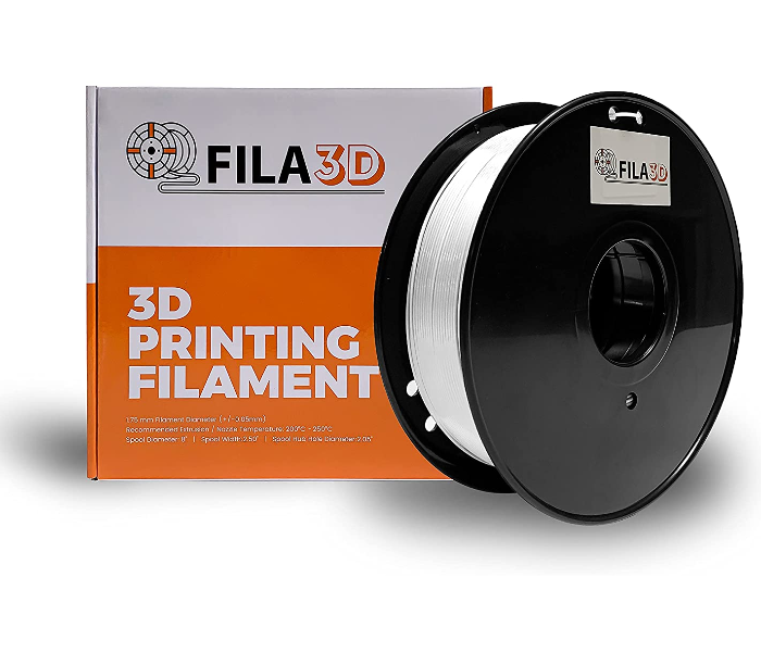 Fila3D 1.75mm PLA Plus 1Kg 3D Printer Filament - White 1 in UAE