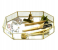 Retro Design Organizer Tray – Gold 1 in OMAN