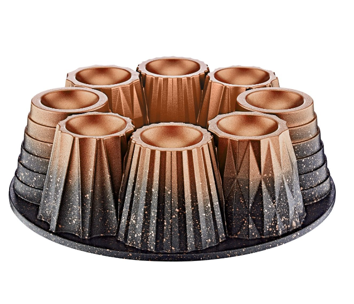 OMS Collection 26Cm Muffin and Cup Cake Mould – Copper 1 in UAE