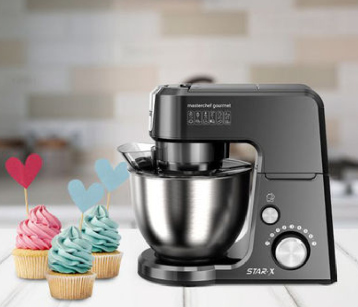 Star-X KM1701 2.5L Mini Electric 1000W Food Processor – Black and Silver 4 in UAE