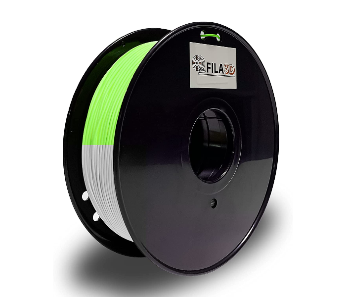 Fila3D 1.75 mm Glow-In-Dark PLA 1Kg 3D Printer Filament - Green 2 in UAE