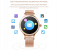 Metal Strap Stylish 1.28Inch Heart Rate Monitor 180mAh IP67 Waterproof Android and IOS 42mm Ladies Smart Watch - Rose Gold 3 in UAE