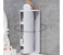 Medium Bathroom Rack Storage Rotatable Two Layers Bathroom Corner Storage Rack Plastic Bathroom Corner Shelf Shelves-White 5 in UAE