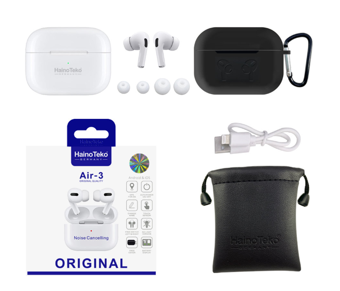 Haino Teko Air3 Bluetooth Wireless Headset - White 1 in UAE