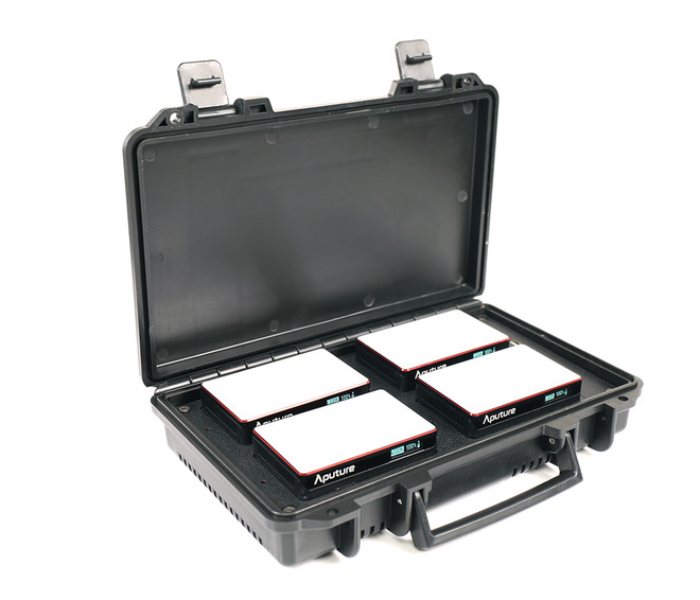 Aputure MC 4-Light Travel Kit with Charging Case - Black 1 in UAE
