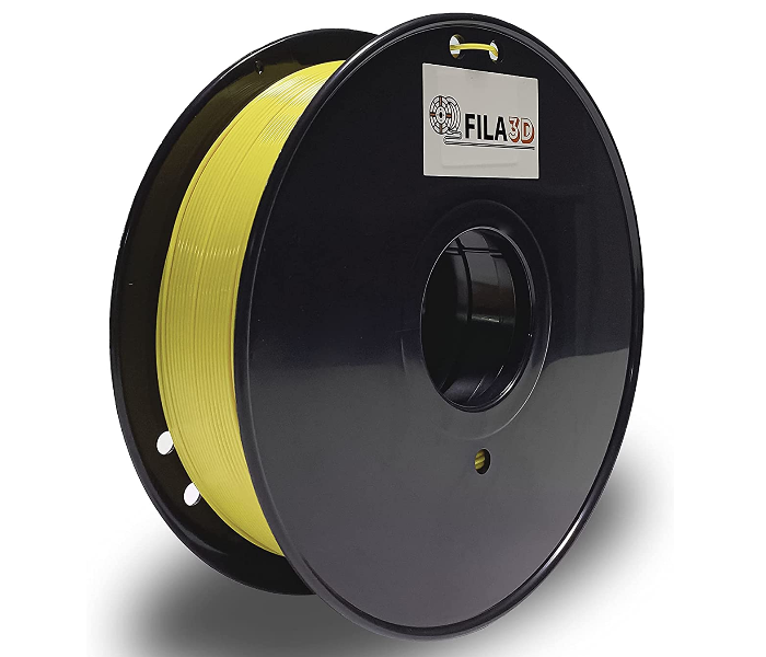 Fila3D 1.75mm TPU 1Kg 3D Printer Filament Transparent - Yellow 2 in UAE