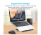 Promate DESKMATE-5 Aluminum Multi Level Notebook Stand with Anti Slip Pads - Silver 2 in OMAN