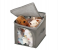 Household Medium Wardrobe Organizer Storage Box - Grey 2 in OMAN