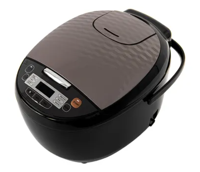 Evvoli EVKA-RC5006B 5 Litter 860W 7 programmed Function Digital LED Touch Button Rice Cooker with Steamer - Black 2 in UAE